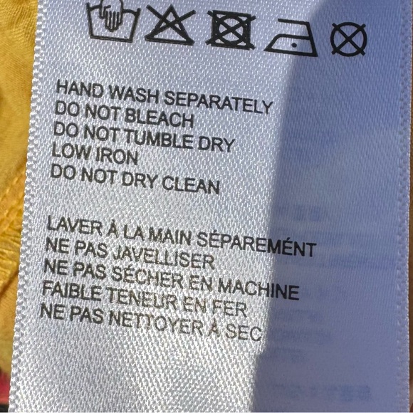 SOLD ELSEWHERE Farm Rio tropical plant/jungle themed 3 layer mini skirt/ L - Picture 13 of 14